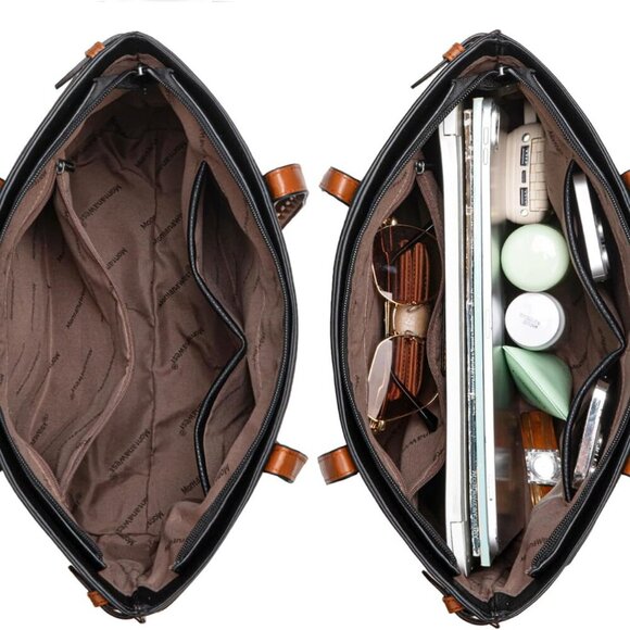 Slouchy Hobo Tote Bag Minimalist Shoulder Purse Large Capacity Women - Picture 4 of 6